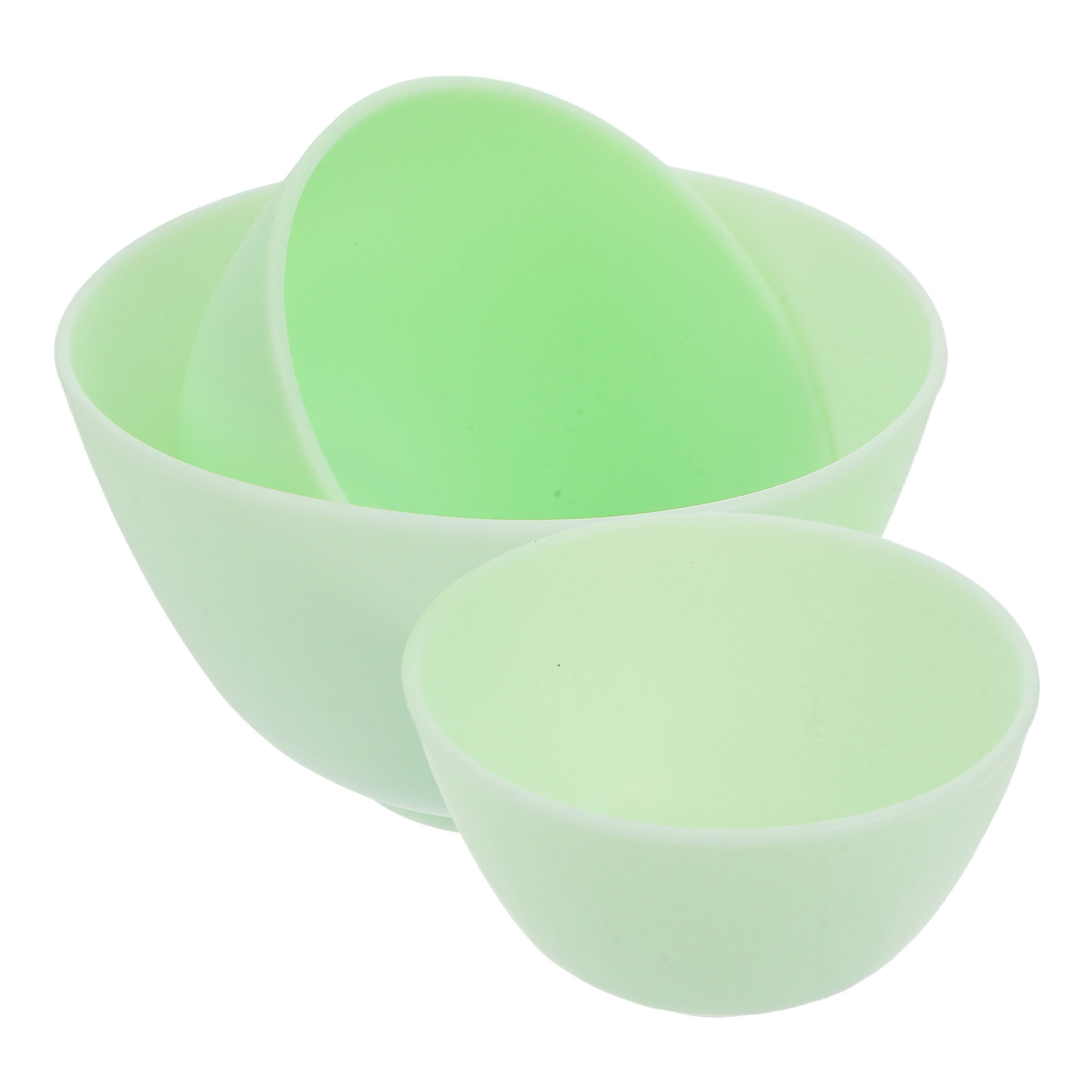 Face Mask Silicone - Ensemble de 3 bols mélangeurs en