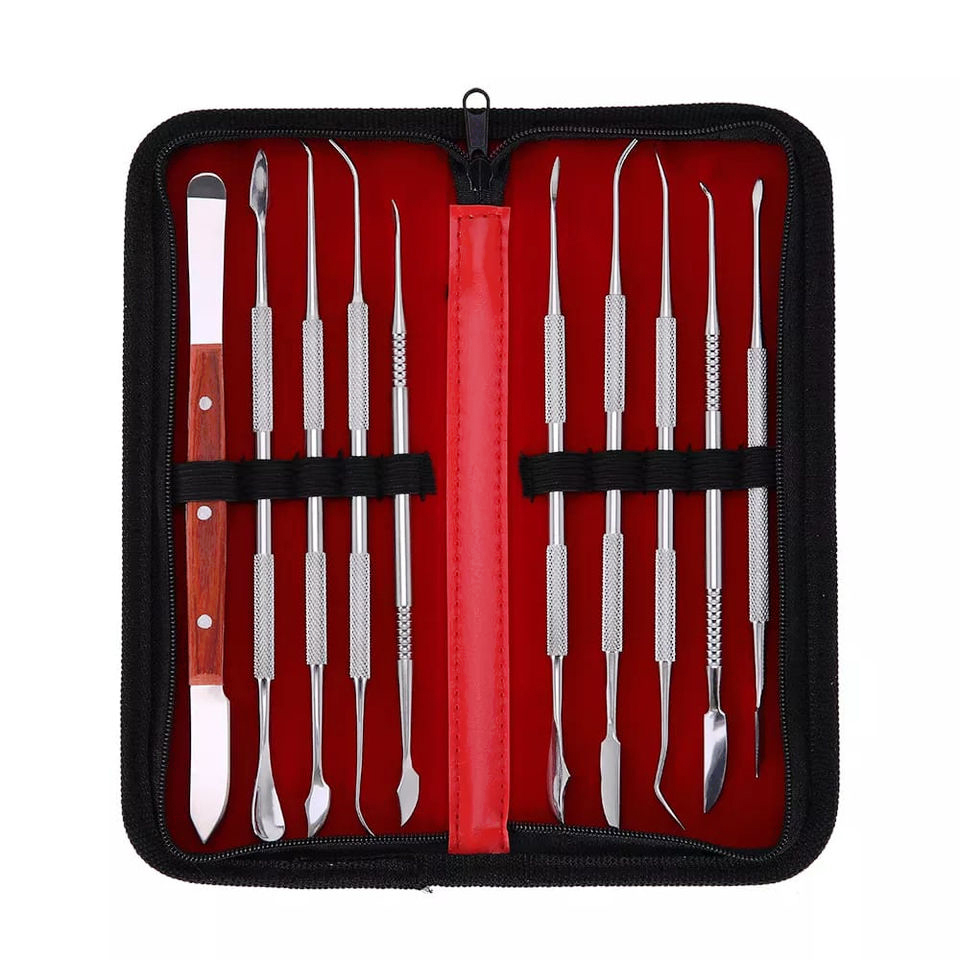 Waxing Kit Home - 10 pièces/ensemble de spatules dentaires, couteau