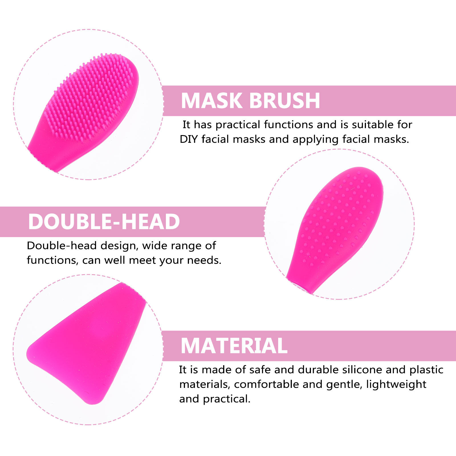 1 ensemble de pinceaux à masqu - Face Mask Silicone avis et prix